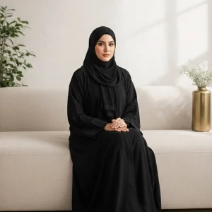 Noor | Stone Pasted Abaya