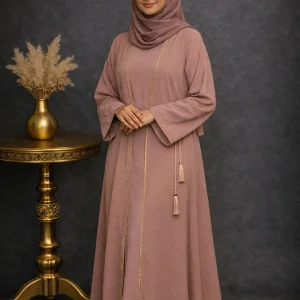 Safiya | Georgette Thread-Work Abaya