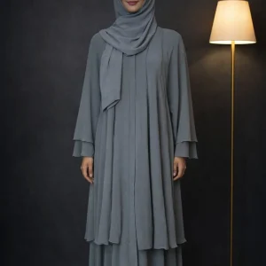 Samara | Georgette Thread-Work Abaya