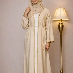 Uzma | Silk Cey Abaya